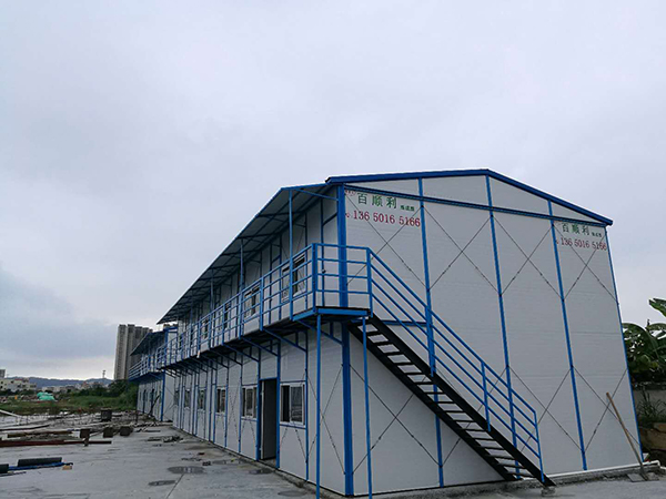 東莞活動(dòng)板房定制雙層雙坡K型